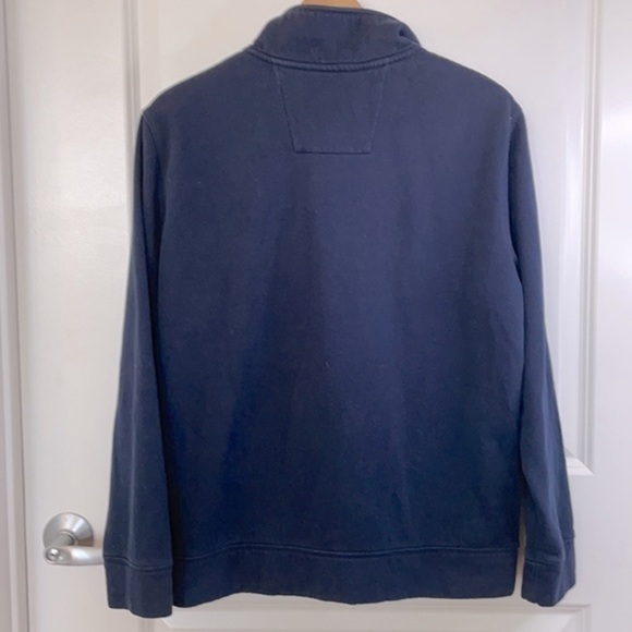 NAUTICA | NAUTICA MEN’S BLUE & GRAY SIZE MEDIUM COLLARED SWEATSHIRT - Picture 5 of 8